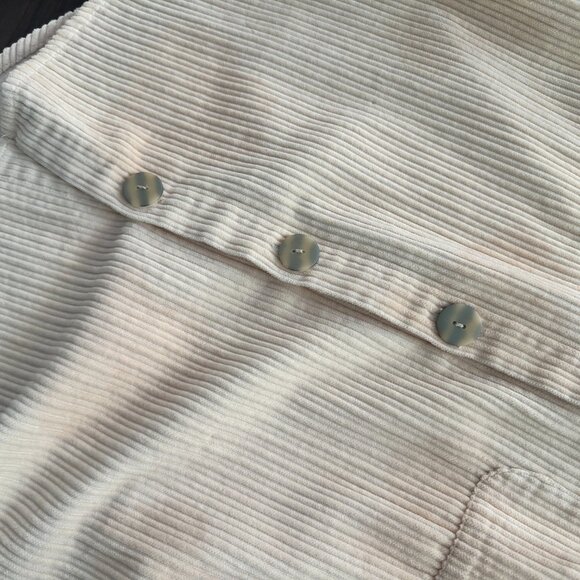 Anthropologie PILCRO Corduroy & Patchwork Sweater Shacket Jacket Size Medium - Picture 4 of 12